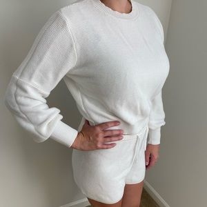 White Sweater Set